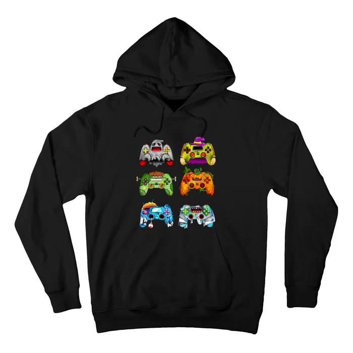 Halloween Pumpkin Witch Gaming Controllers Zombie Hoodie