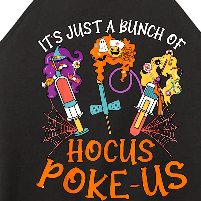 Hocus Pokeus Witch Nurse Halloween Medical Lab Tech Spooky Women’s Perfect Tri Rocker Tank