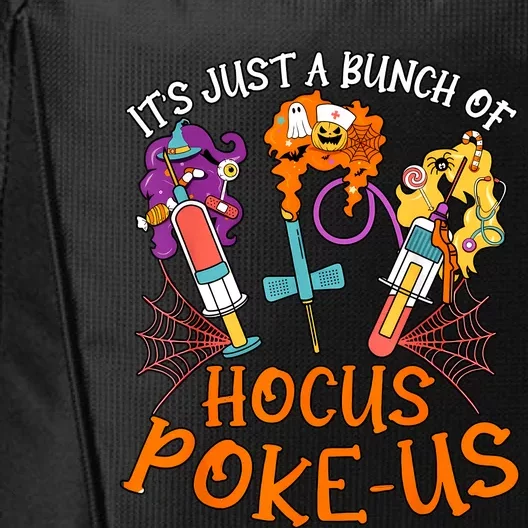 Hocus Pokeus Witch Nurse Halloween Medical Lab Tech Spooky City Backpack