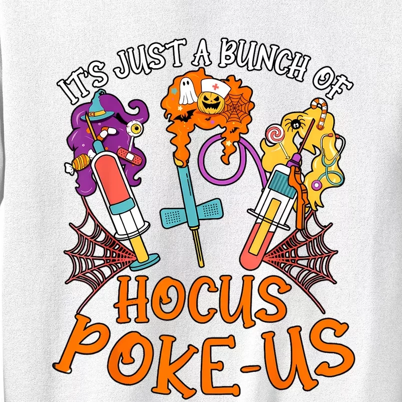 Hocus Pokeus Witch Nurse Halloween Medical Lab Tech Spooky Sweatshirt