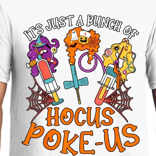 Hocus Pokeus Witch Nurse Halloween Medical Lab Tech Spooky Pajama Set