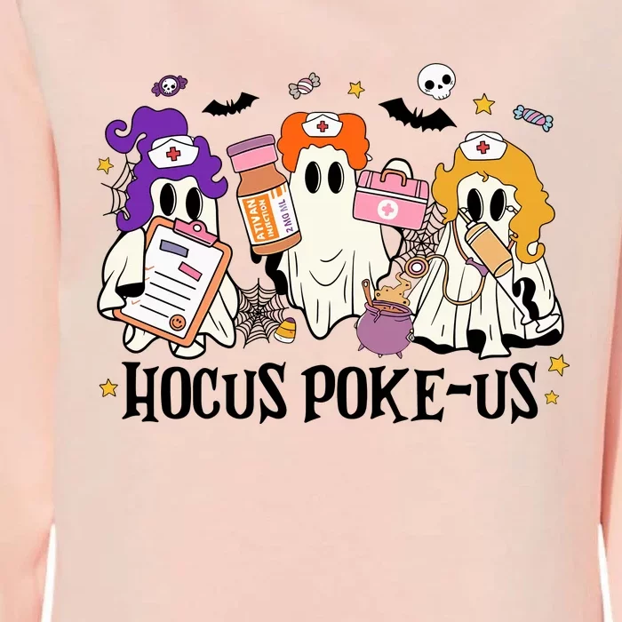 Hocus Pokeus Witch Nurse Halloween Womens California Wash Sweatshirt