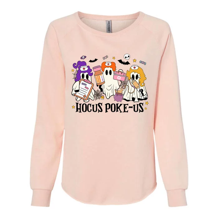 Hocus Pokeus Witch Nurse Halloween Womens California Wash Sweatshirt