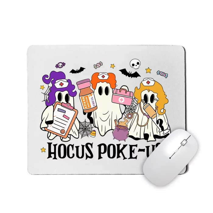 Hocus Pokeus Witch Nurse Halloween Mousepad