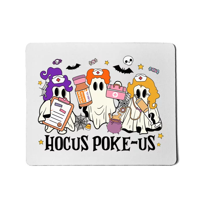 Hocus Pokeus Witch Nurse Halloween Mousepad