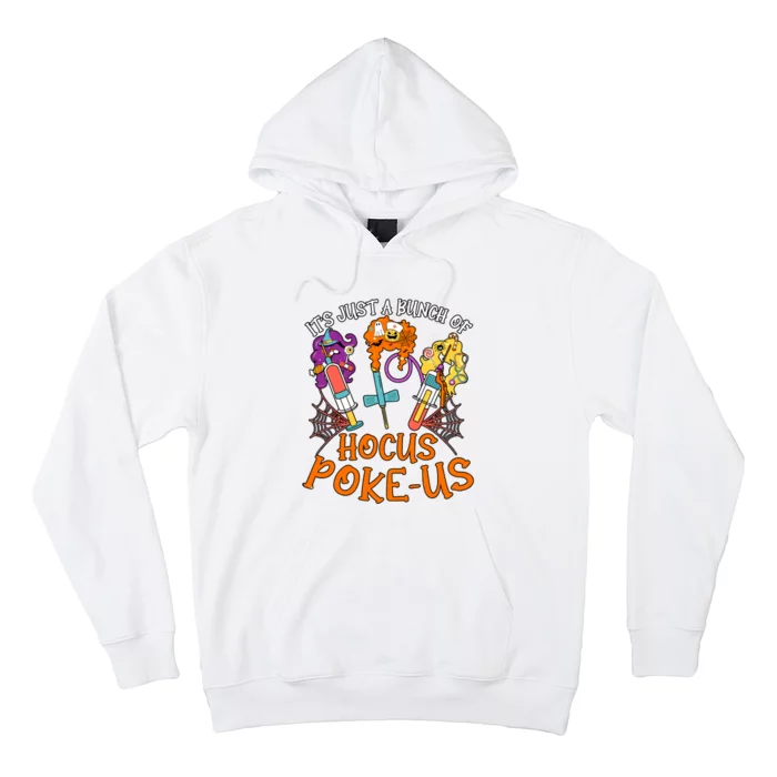 Hocus Pokeus Witch Nurse Halloween Medical Lab Tech Spooky Hoodie