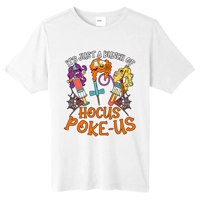 Hocus Pokeus Witch Nurse Halloween Medical Lab Tech Spooky ChromaSoft Performance T-Shirt