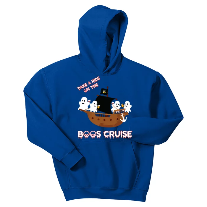 Halloween Party Wine Beer Drinking Boos Cruise Kids Hoodie