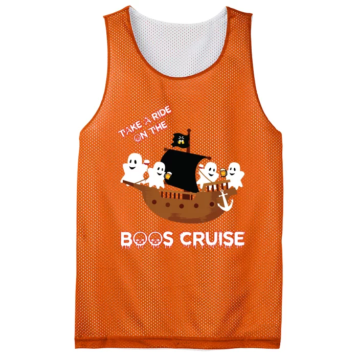 Halloween Party Wine Beer Drinking Boos Cruise Mesh Reversible Basketball Jersey Tank