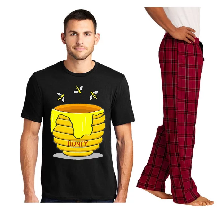 Honey Pot With Honey Bees Sweet Gift Pajama Set