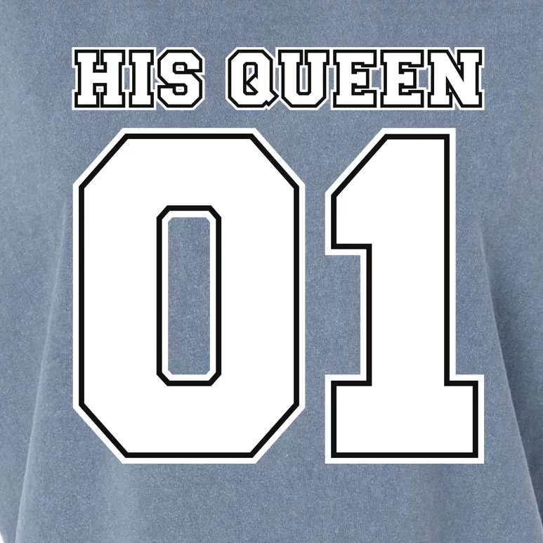 His Queen 01 Sport Couple Garment-Dyed Women's Muscle Tee