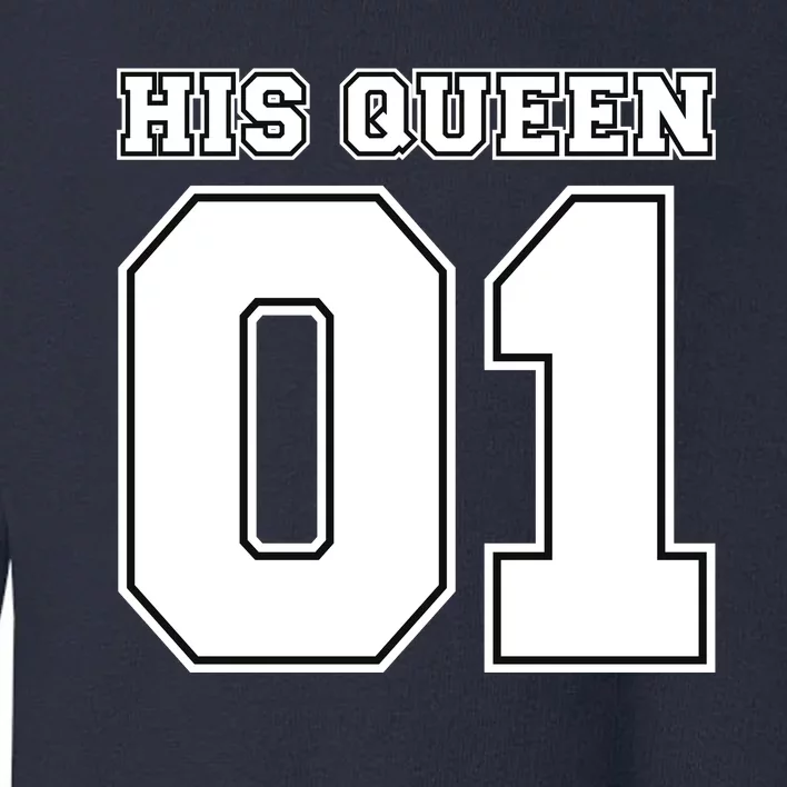 His Queen 01 Sport Couple Toddler Sweatshirt