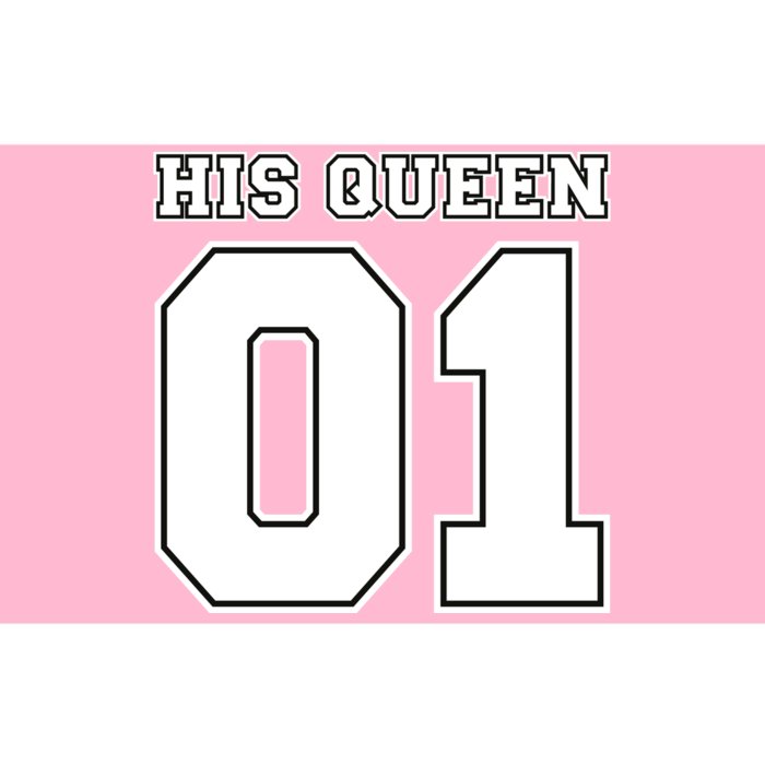 His Queen 01 Sport Couple Bumper Sticker