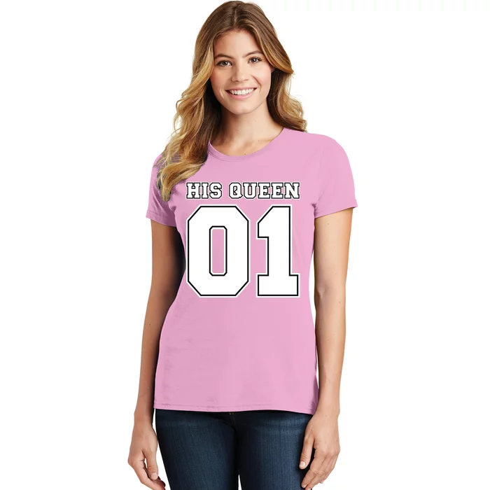 His Queen 01 Sport Couple Women's T-Shirt