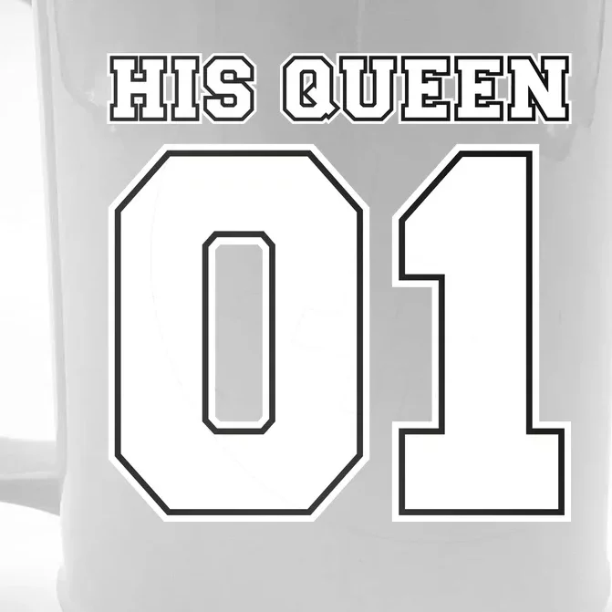 His Queen 01 Sport Couple Front & Back Beer Stein