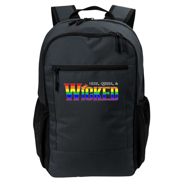 Here Queer And Wicked Lgbt Daily Commute Backpack