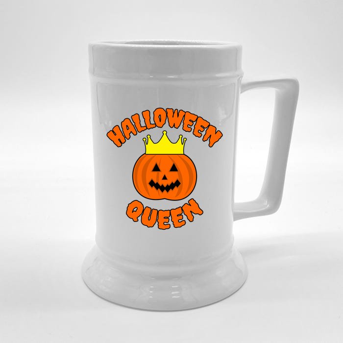 Halloween Queen Cute Gift Front & Back Beer Stein