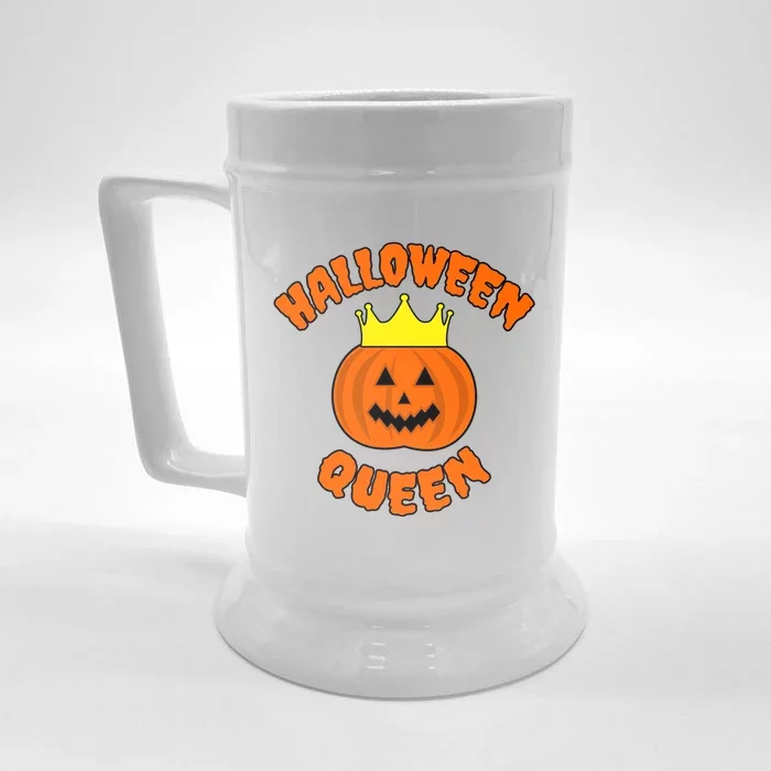 Halloween Queen Cute Gift Front & Back Beer Stein