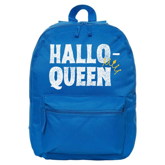 Hallo Queen Funny Halloween Party Queen Costume Party Gift 16 in Basic Backpack