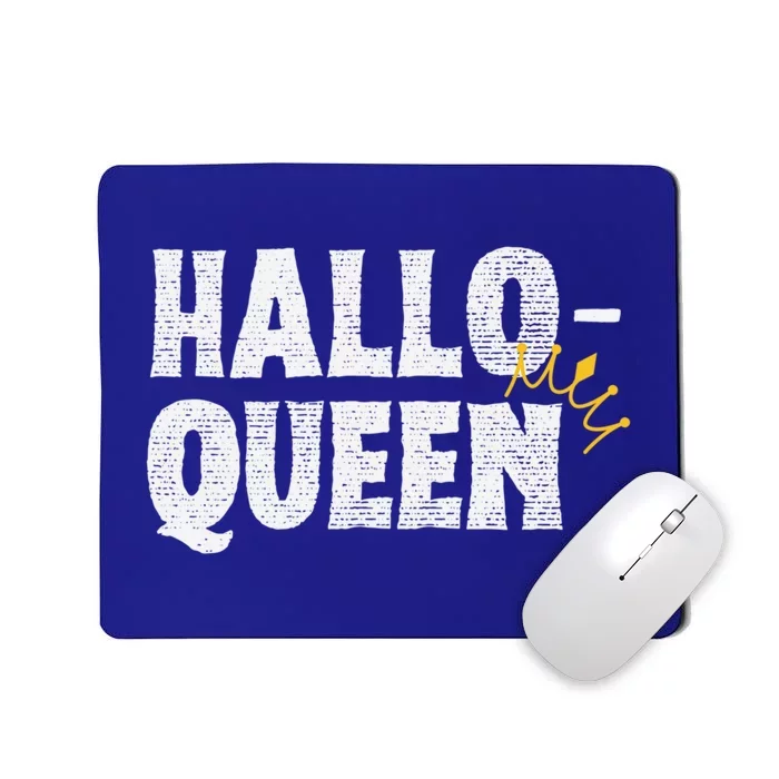 Hallo Queen Funny Halloween Party Queen Costume Party Gift Mousepad