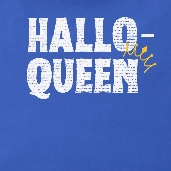 Hallo Queen Funny Halloween Party Queen Costume Party Gift Zip Tote Bag