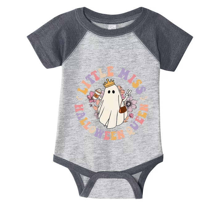 Halloween Queen Hippie Floral Ghost Costume Infant Baby Jersey Bodysuit