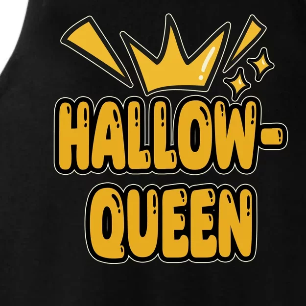 Hallow Queen Halloween Lover Ladies Tri-Blend Wicking Tank