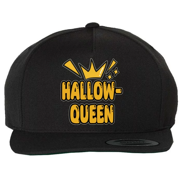 Hallow Queen Halloween Lover Wool Snapback Cap