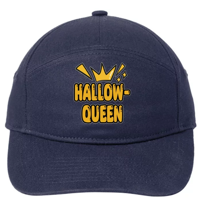 Hallow Queen Halloween Lover 7-Panel Snapback Hat