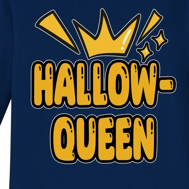 Hallow Queen Halloween Lover Baby Long Sleeve Bodysuit