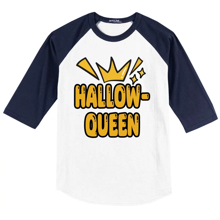 Hallow Queen Halloween Lover Baseball Sleeve Shirt