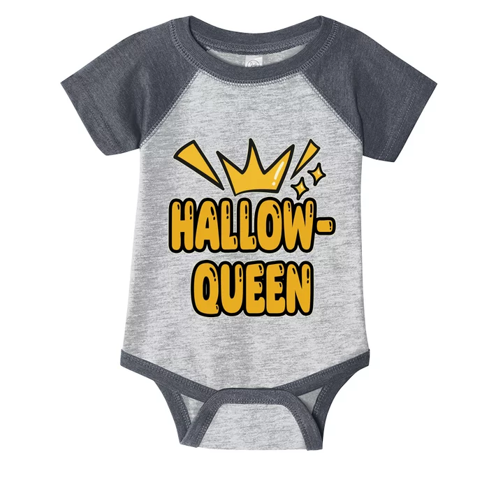 Hallow Queen Halloween Lover Infant Baby Jersey Bodysuit