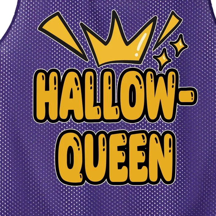 Hallow Queen Halloween Lover Mesh Reversible Basketball Jersey Tank