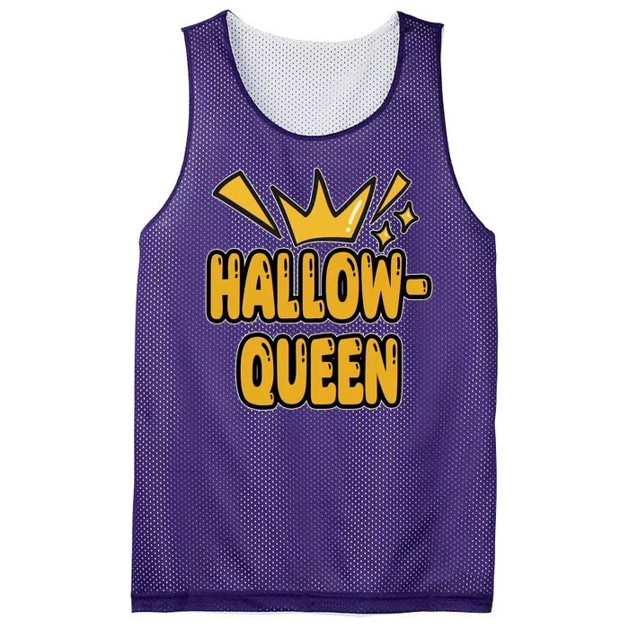 Hallow Queen Halloween Lover Mesh Reversible Basketball Jersey Tank