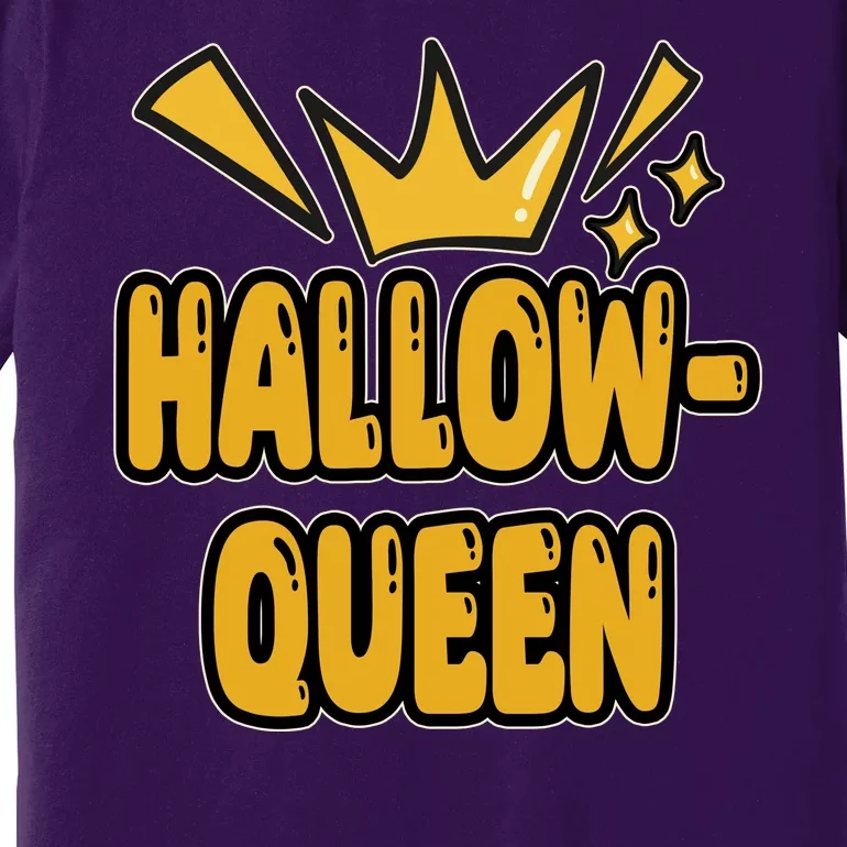 Hallow Queen Halloween Lover Premium T-Shirt