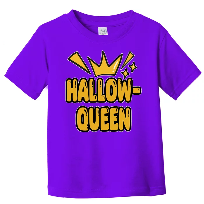 Hallow Queen Halloween Lover Toddler T-Shirt