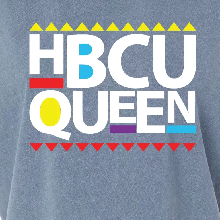 Hbcu Queen Historically Colleges Universities Black History Gift Garment-Dyed Women's Muscle Tee