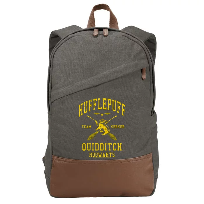 Hufflepuff Quidditch Team Seeker Cotton Canvas Backpack