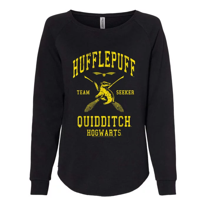 Hufflepuff Quidditch Team Seeker Womens California Wash Sweatshirt