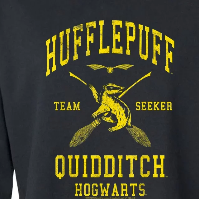 Hufflepuff Quidditch Team Seeker Cropped Pullover Crew