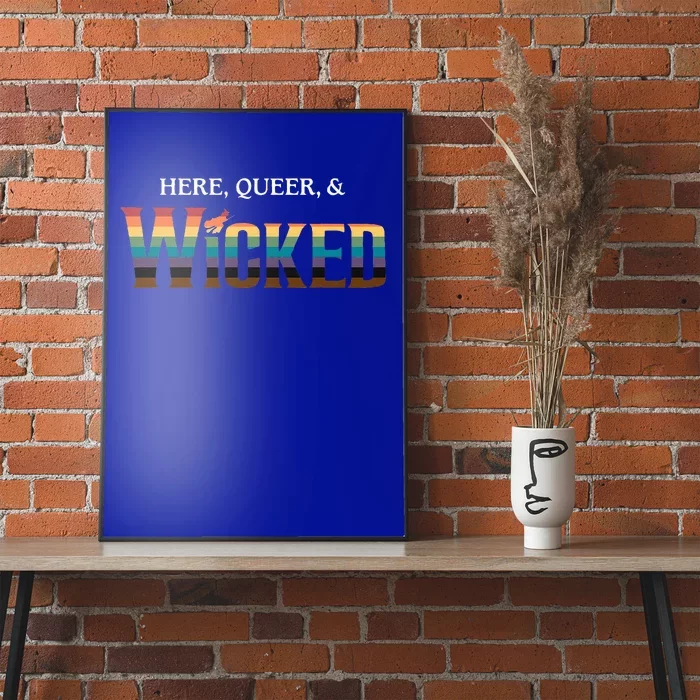 Here Queer & Wicked Lgbt Poster