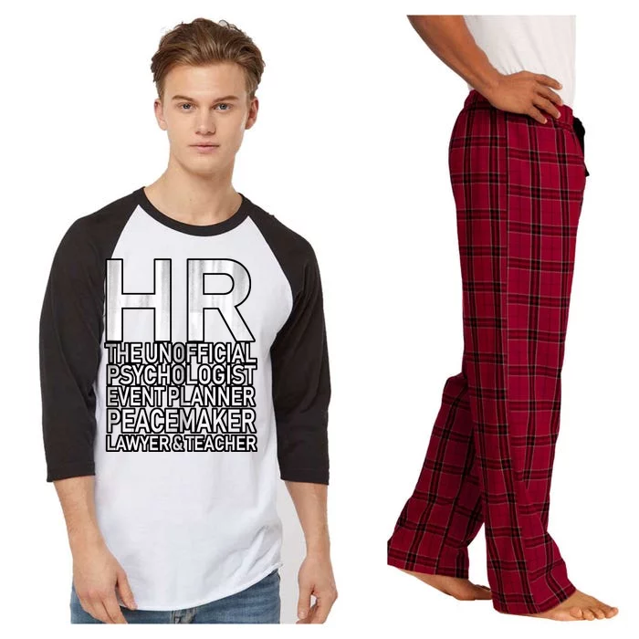 HR The Unofficial Psychologist Raglan Sleeve Pajama Set