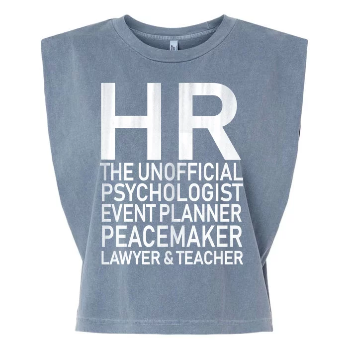 HR The Unofficial Psychologist Garment-Dyed Women's Muscle Tee