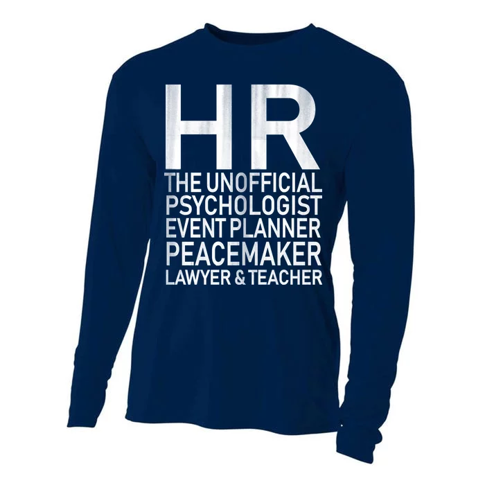 HR The Unofficial Psychologist Cooling Performance Long Sleeve Crew