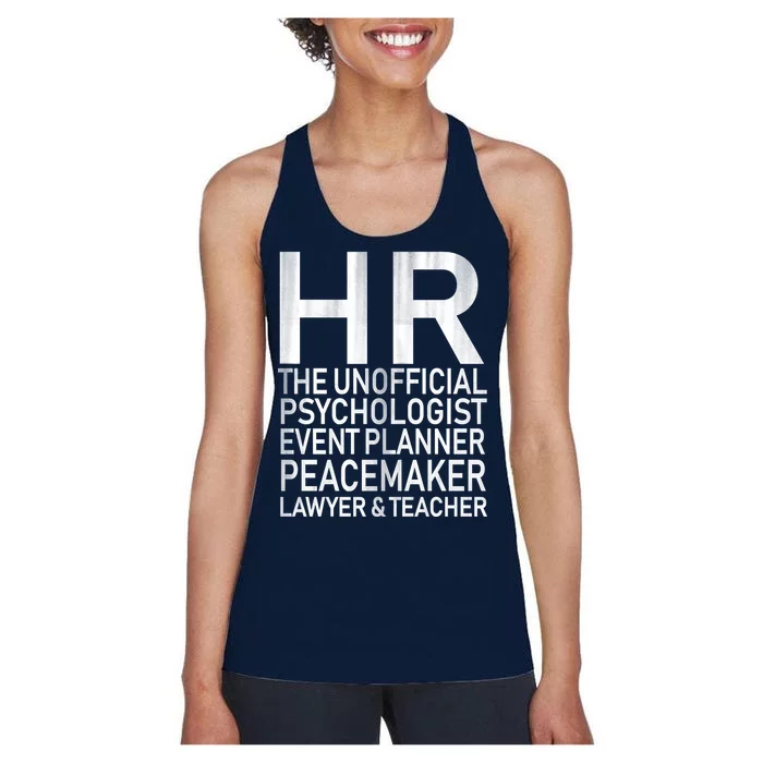 HR The Unofficial Psychologist Women's Racerback Tank