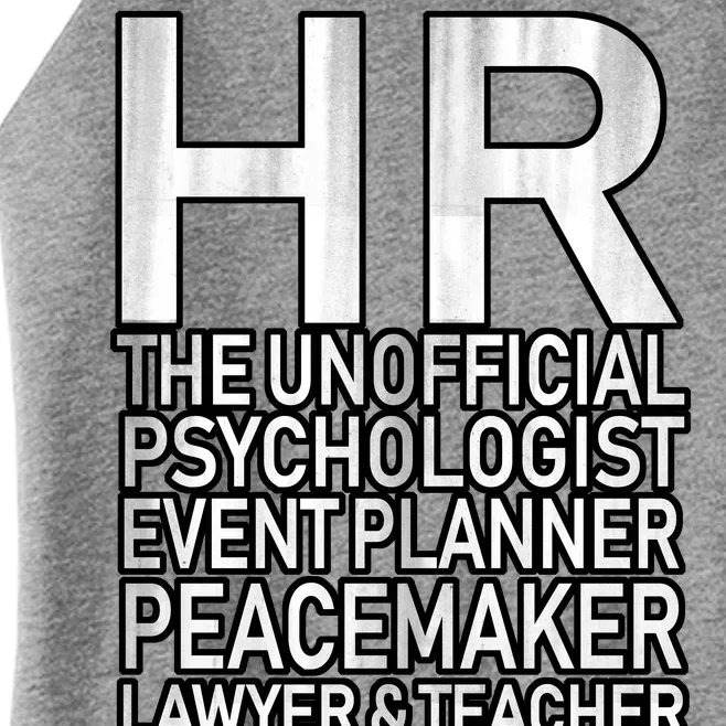 HR The Unofficial Psychologist Women’s Perfect Tri Rocker Tank