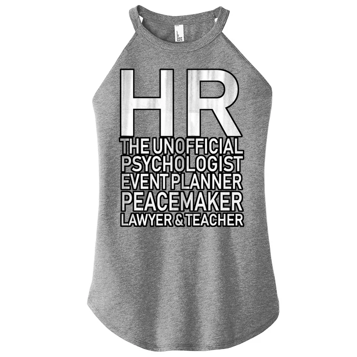 HR The Unofficial Psychologist Women’s Perfect Tri Rocker Tank