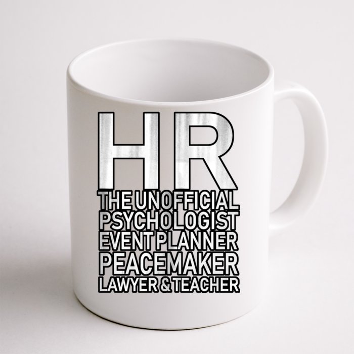 HR The Unofficial Psychologist Front & Back Coffee Mug