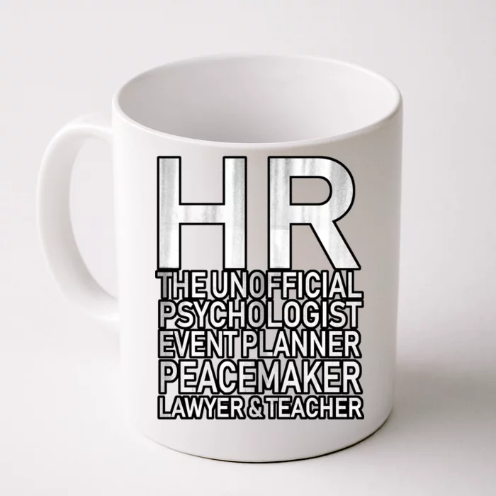 HR The Unofficial Psychologist Front & Back Coffee Mug