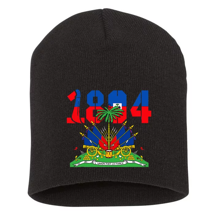 Haitian Revolution 1804 Haiti Haitian Flag Day Short Acrylic Beanie